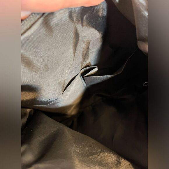 Crossbody flannel plaid bag w removable straps- carry as a wristlet or crossbody - Picture 7 of 8